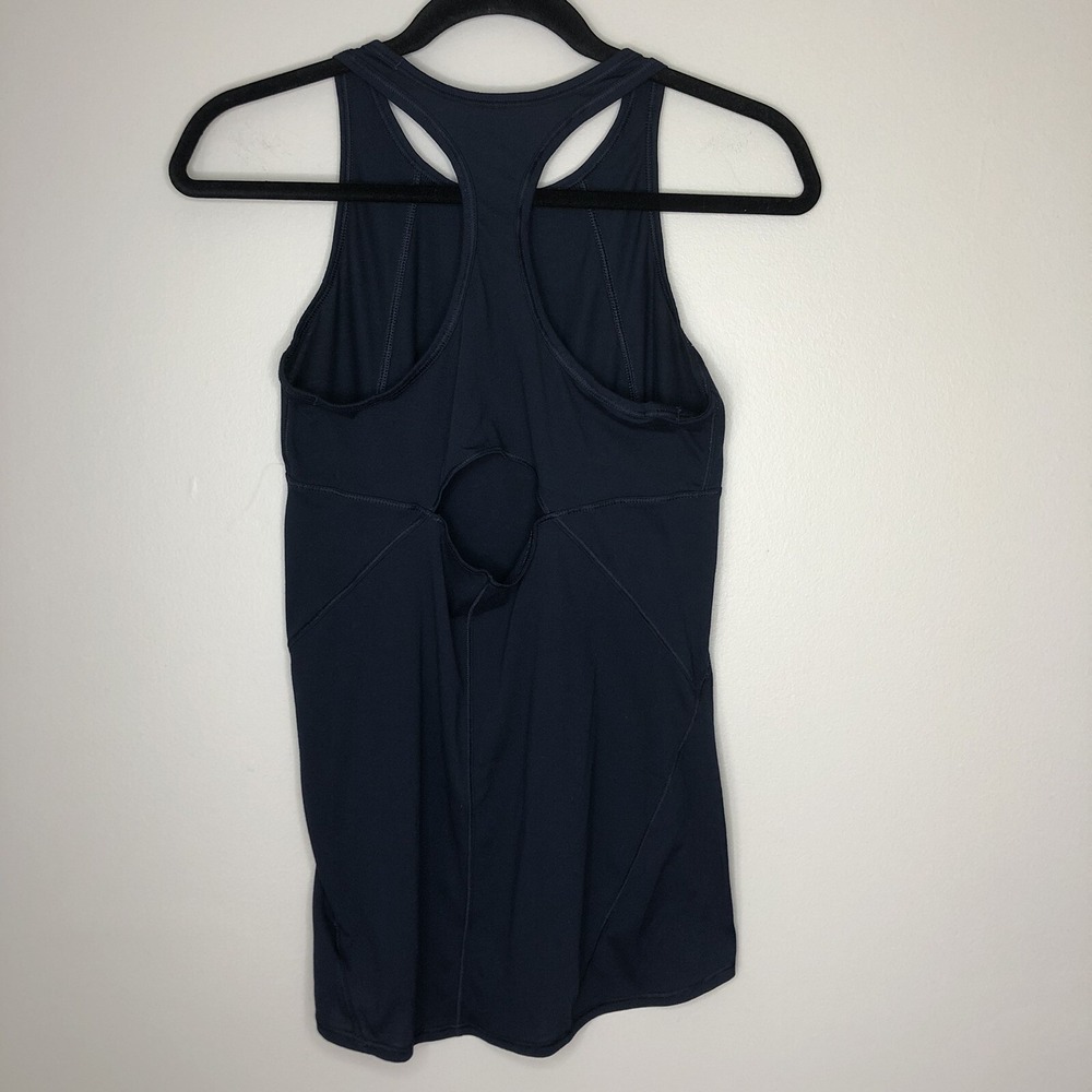 Athleta Women's XS Blue Athletic Workout Pilates Gym Racerback Tank Top - Picture 5 of 5